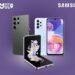 Смартфони Samsung різних моделей та кольорів