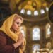 Церковний жіночий платок білого кольору для відвідування храму